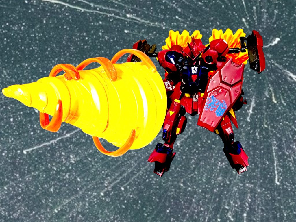 ドリルランスの回転を利用したスパイラルチャージ^_^こりゃゾンビもミキシング^_^