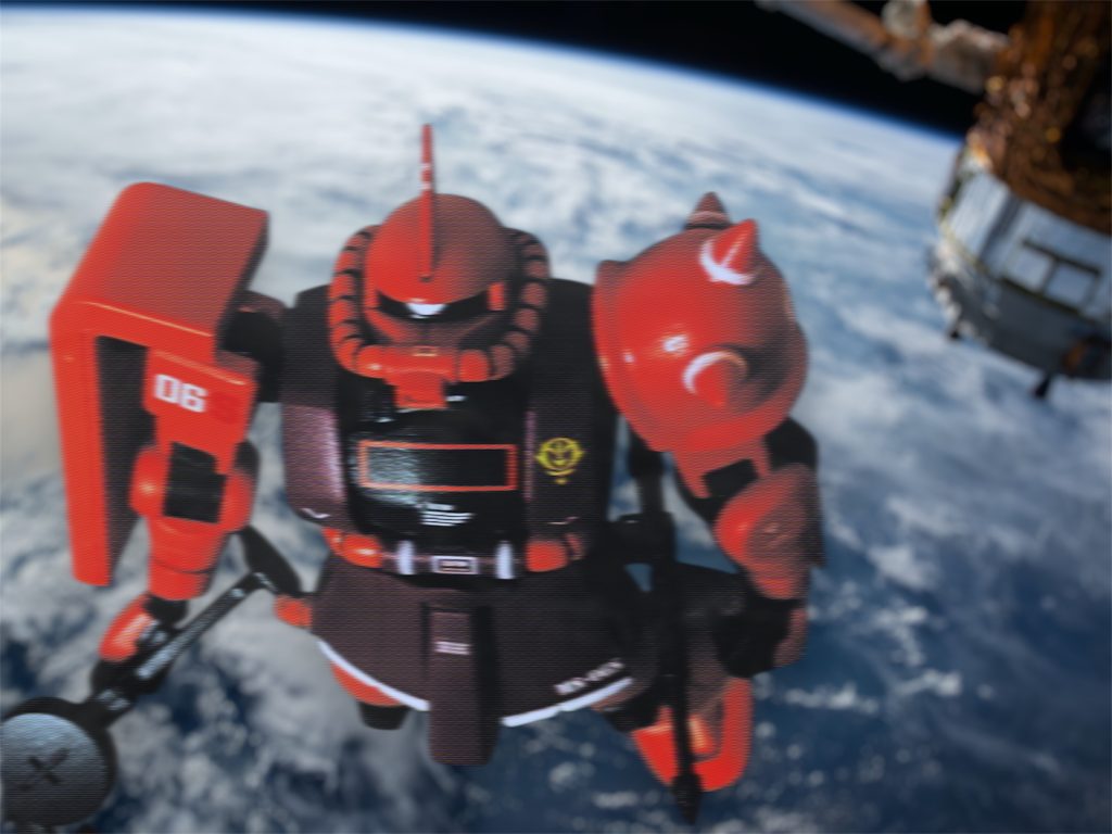 通常のザクより、3倍のスピードです！