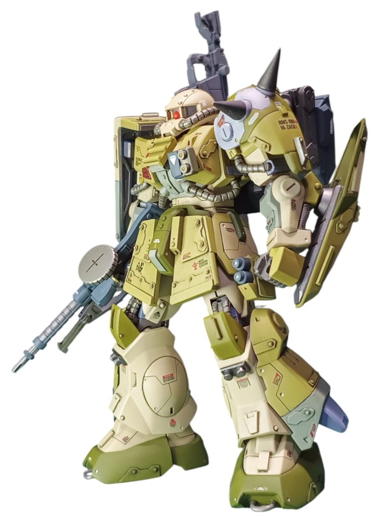 Ike主任:フロントアーマーを新調左胸にバルカン砲追加腰にはスモークディスチャージャースパイクも強化型に・・・メタルパーツ