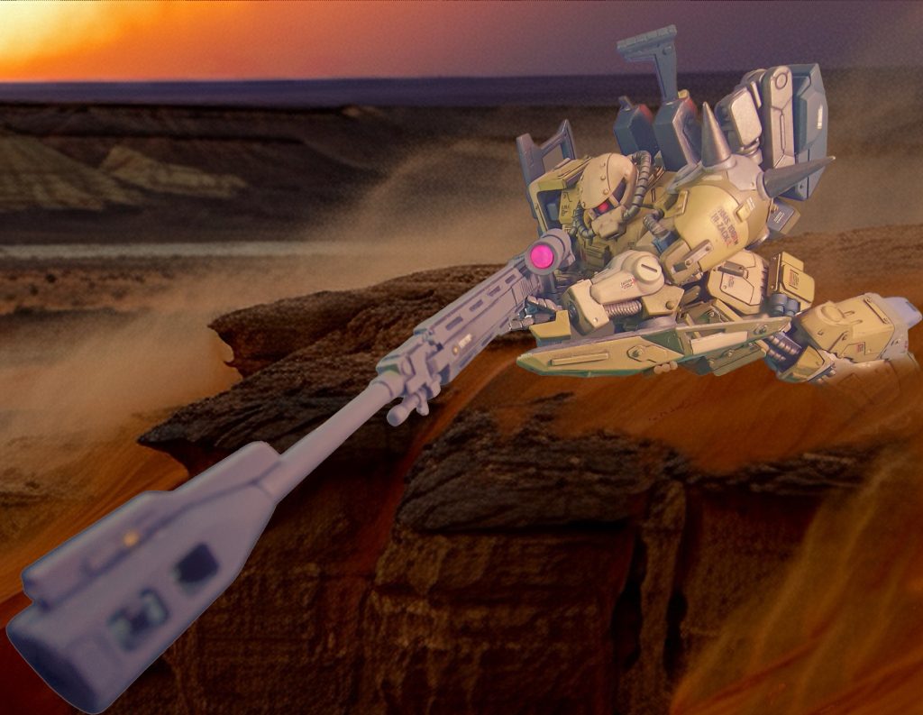 Ike主任:お待ちかねの対艦ライフル😍!!・・・ORIGIN シャアザクから拝借