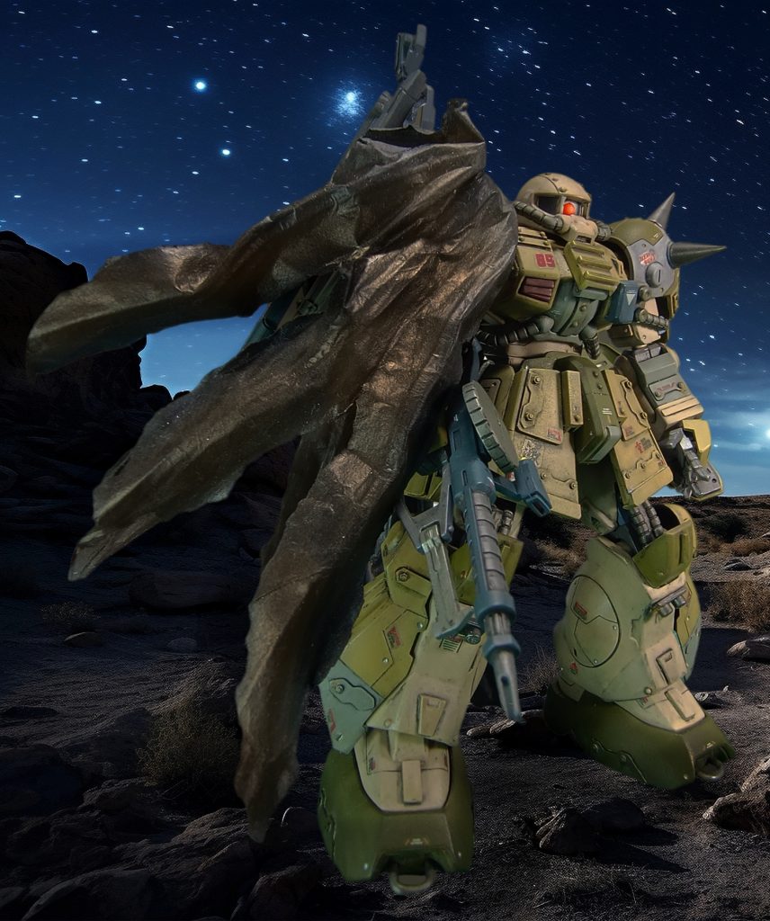 久ぶりのマントが似合う機体なので、タママント布教活動をw!