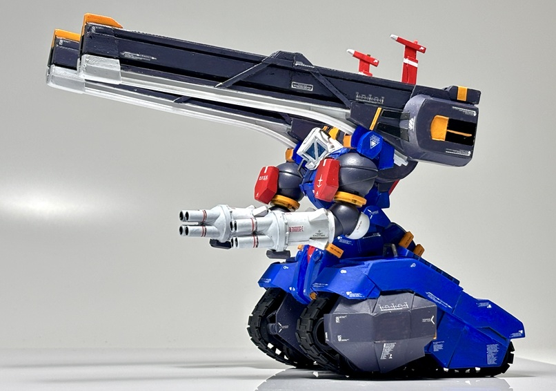 ガンタンクはHGガンタンクをベースにセミスクラッチしたもの。詳細はこちら。ガンタンク(GQ) 風https://gumpla.jp/hg/25102127