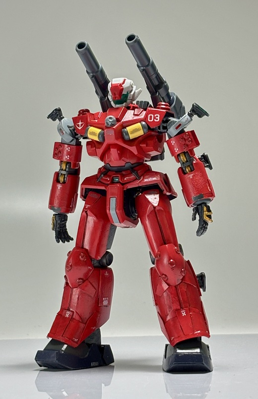 ガンキャノンは少し前に軽キャノンとHGリバイブ・ガンキャノンで自作したもの。詳細はこちら。ガンキャノン(GQ) 風https://gumpla.jp/hg/25019536