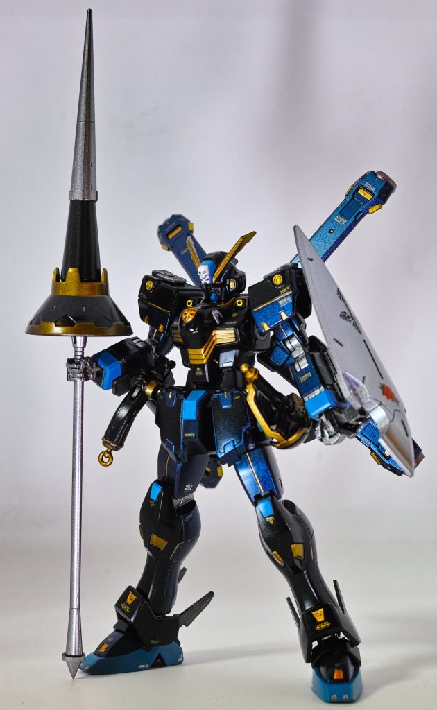 コスモ貴族らしくランス状態にすると一気に騎士風に。無いなら塗ろう、最後までご覧いただき感謝です