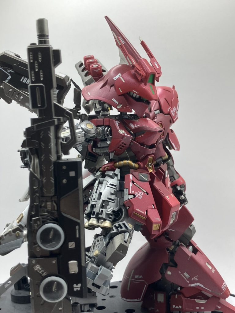 ロングビームライフル、、をイメージして作ったのですが、ちょっと大きくなりすぎました、、