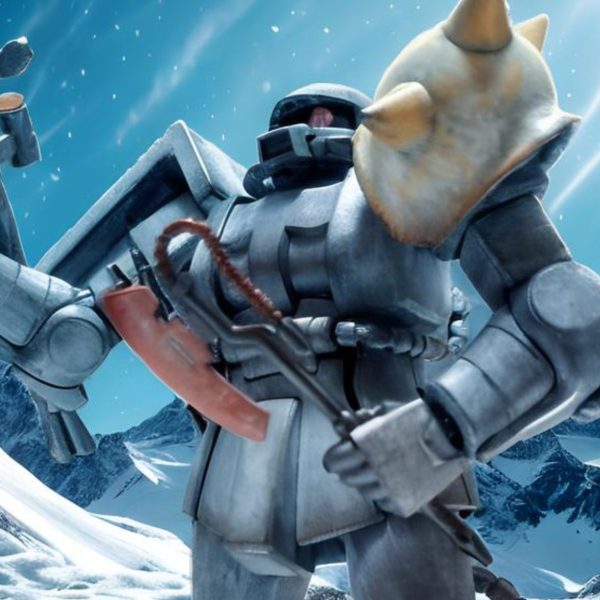 HGUCザクⅡエコプラ版〜冬季迷彩風〜