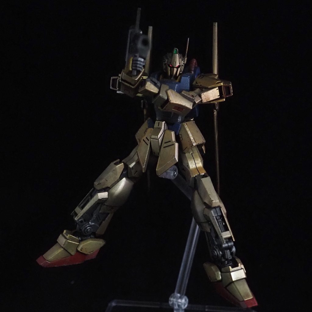 HGUC 百式 全塗装 ウェザリング仕上げ–2枚目/制作者：navi-create