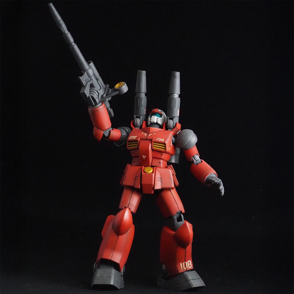 ガンキャノン 全塗装ウェザリング仕上げ–4枚目/制作者：navi-create