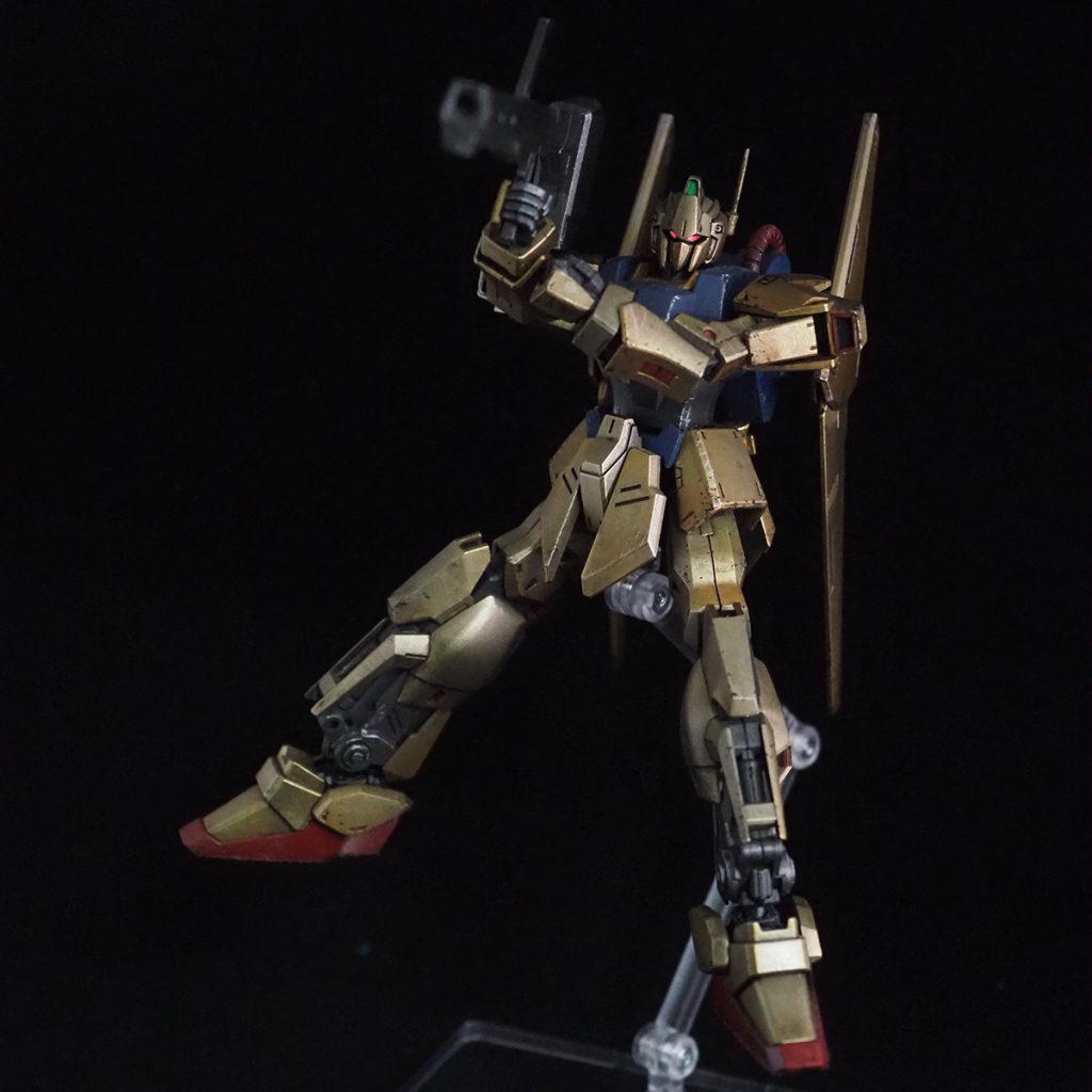 HGUC 百式 全塗装 ウェザリング仕上げ–6枚目/制作者：navi-create