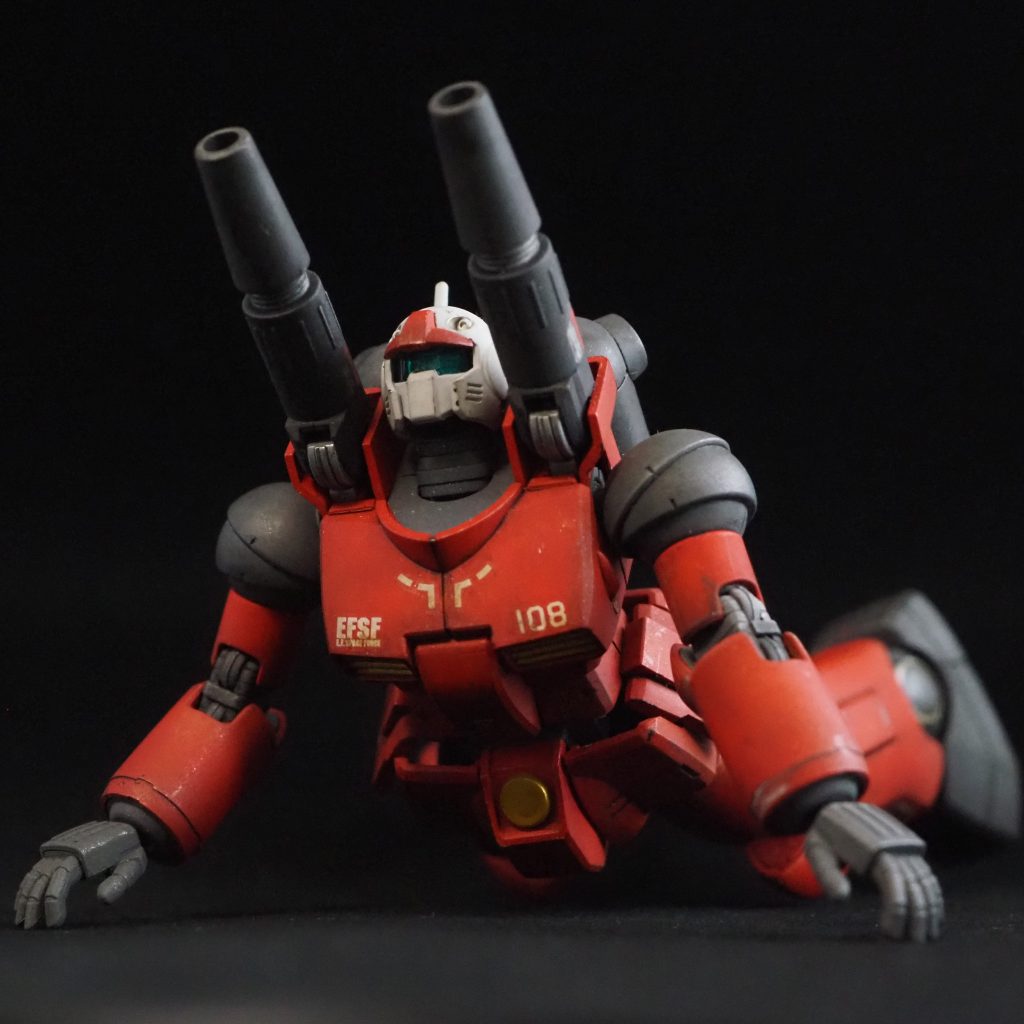 ガンキャノン 全塗装ウェザリング仕上げ–6枚目/制作者：navi-create