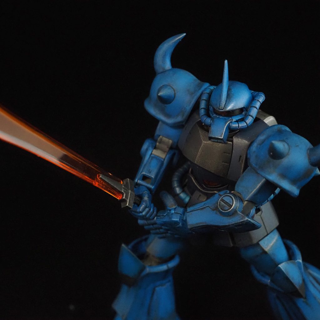 グフ ウェザリング塗装–6枚目/制作者：navi-create