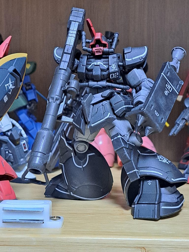 リックディアスのスカートがドム試作実験機に似てると思ったのが製作のキッカケです。