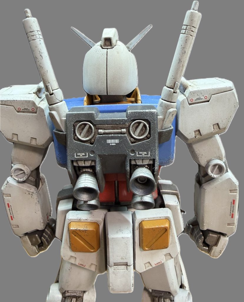 バックパックは良い感じにできましたこれは元の色のせいもあるかも