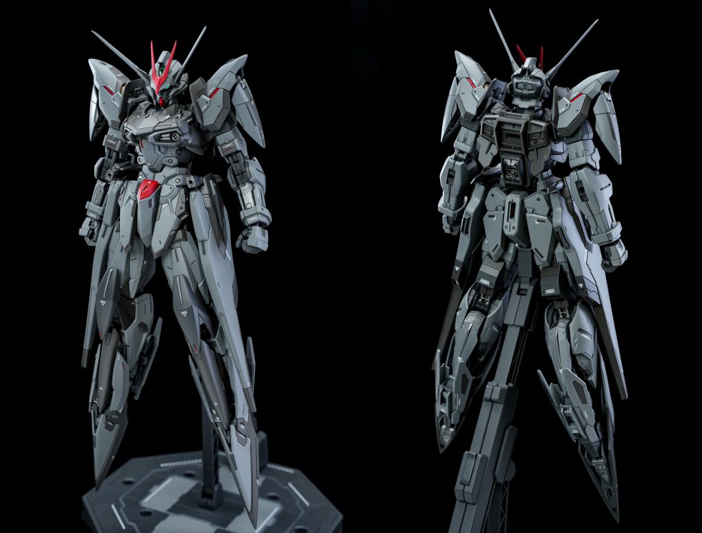 装備無しの素の状態です。本体にはベースのテスタメントに加え、エクリプス、フルメカニクスのバルバトスルプス、オプションパーツセット ガンプラ 18を使っています、ミキシング自体は割とシンプルに抑えました。