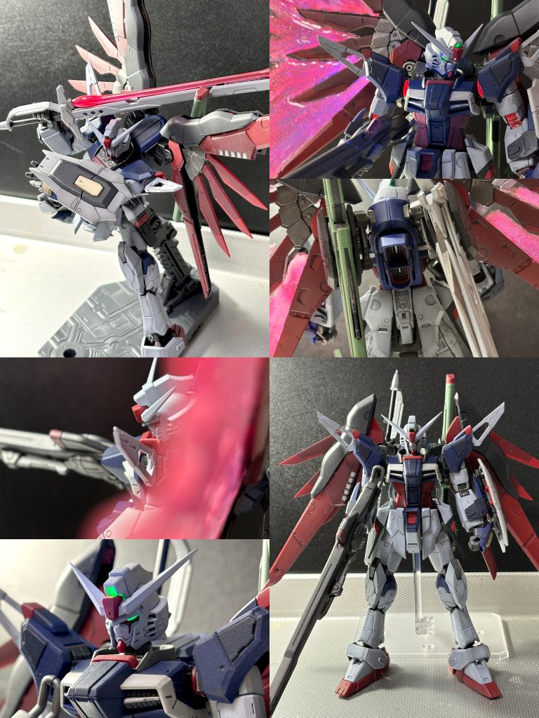 今回は塗装面で良い経験ができたかなと思いました。外装のグレーも塗り分けたのですが、微妙な色の差で、ほとんど分からなくなってしまったりしております。反省点は色々あれど、ドライブラシも面白かったし、いつもの様に施したウェザリングも、自分が作った1つの個性みたいな感じがして満足です〜。