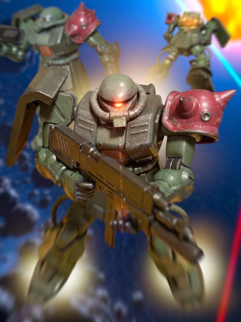 彼らの所属する中隊は、ア・バオア・クー攻防戦には加わることはなかった。外縁からの遊撃でア・バオア・クーを援護する任務に就いていたのだ。連邦艦隊の虚を突く、突撃強襲作戦結構前夜——UC0079、12月31日、18時。血気に逸る