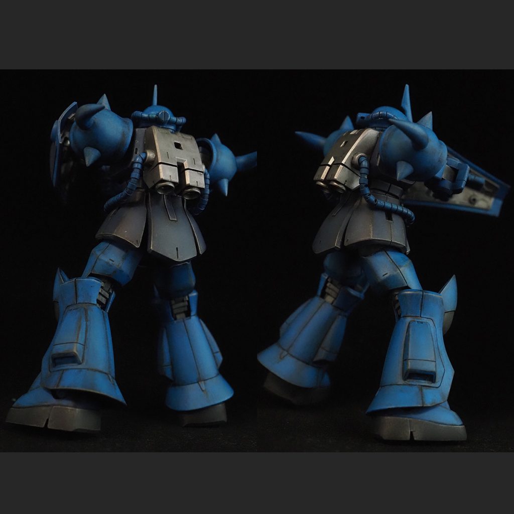 グフ ウェザリング塗装–9枚目/制作者：navi-create