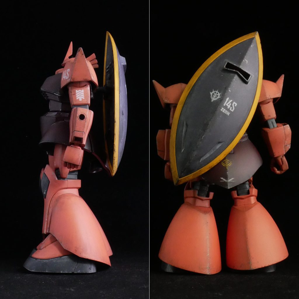 HG シャア専用ゲルググ　ウェザリング仕上げ–9枚目/制作者：navi-create
