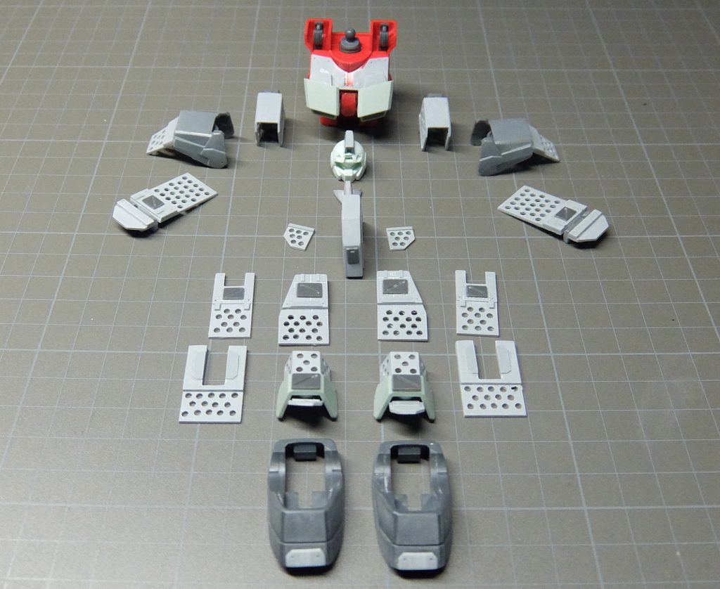 各アーマー取付前です。