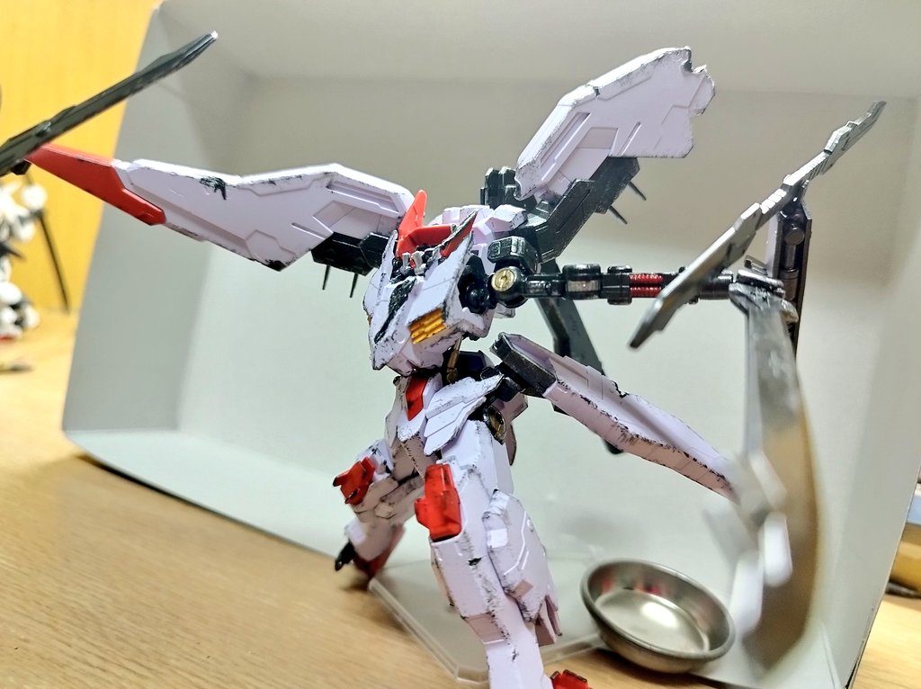 マルコシアスに私の大好きなダメージ加工モリモリでやってみました！！私片腕欠損とか大好きでしてね。作ってニヤニヤが止まりませんでしたよw（・∀・）ﾆﾔﾆﾔ