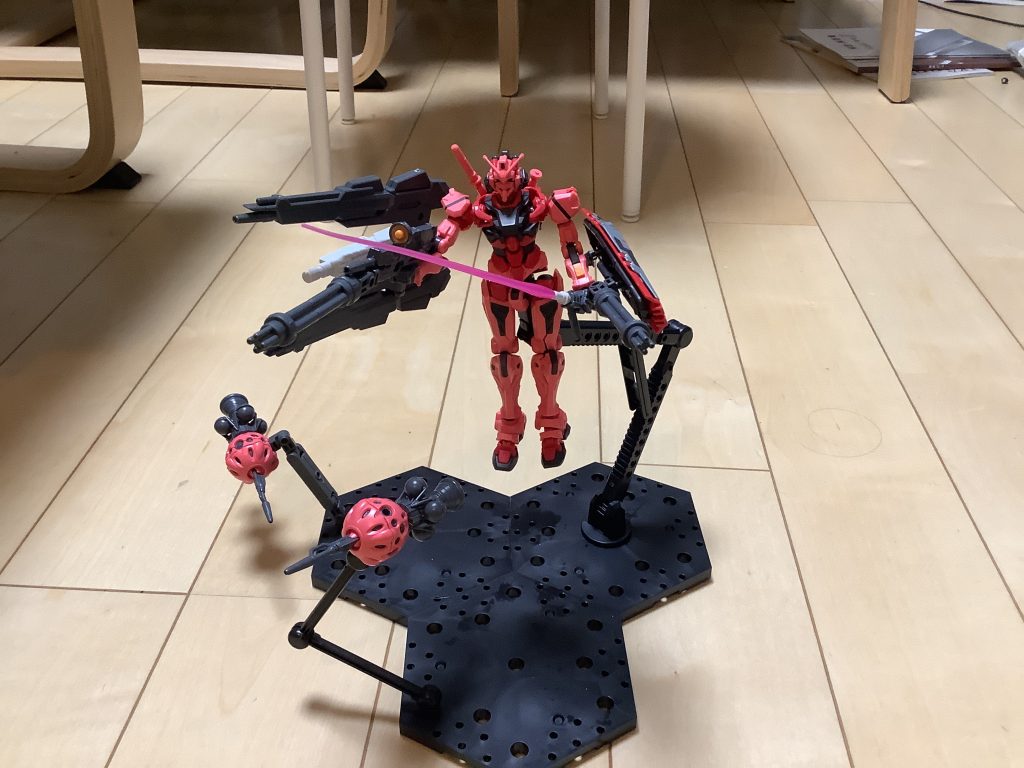 最後にフルアーマモードを見せます