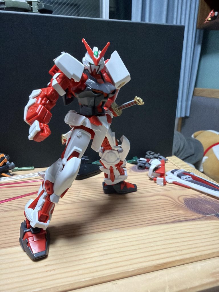 ガーベラストレート入手後から大気圏内でのゴールドフレームとの戦闘までの状態ガーベラストレート以外装備が無いという脳筋思考が喜びそうなヤツでした!