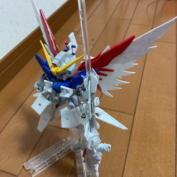 SDゼウスシルエットの仮組が終わりました。アナザーコンかガンプラ紅白までには完成させて投稿する予定です。（2枚目）