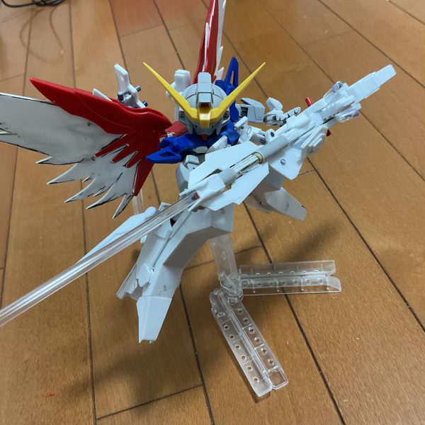 SDゼウスシルエットの仮組が終わりました。アナザーコンかガンプラ紅白までには完成させて投稿する予定です。（3枚目）