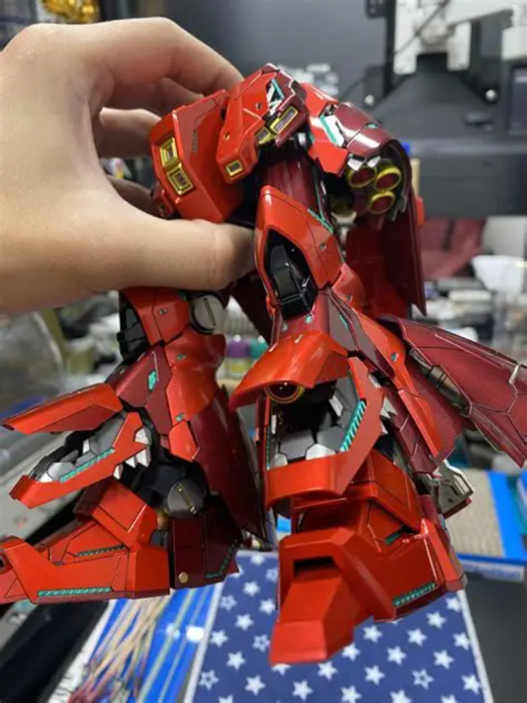 MG SAZABI Ver.ka 全塗装–2枚目/制作者：@masahito1225