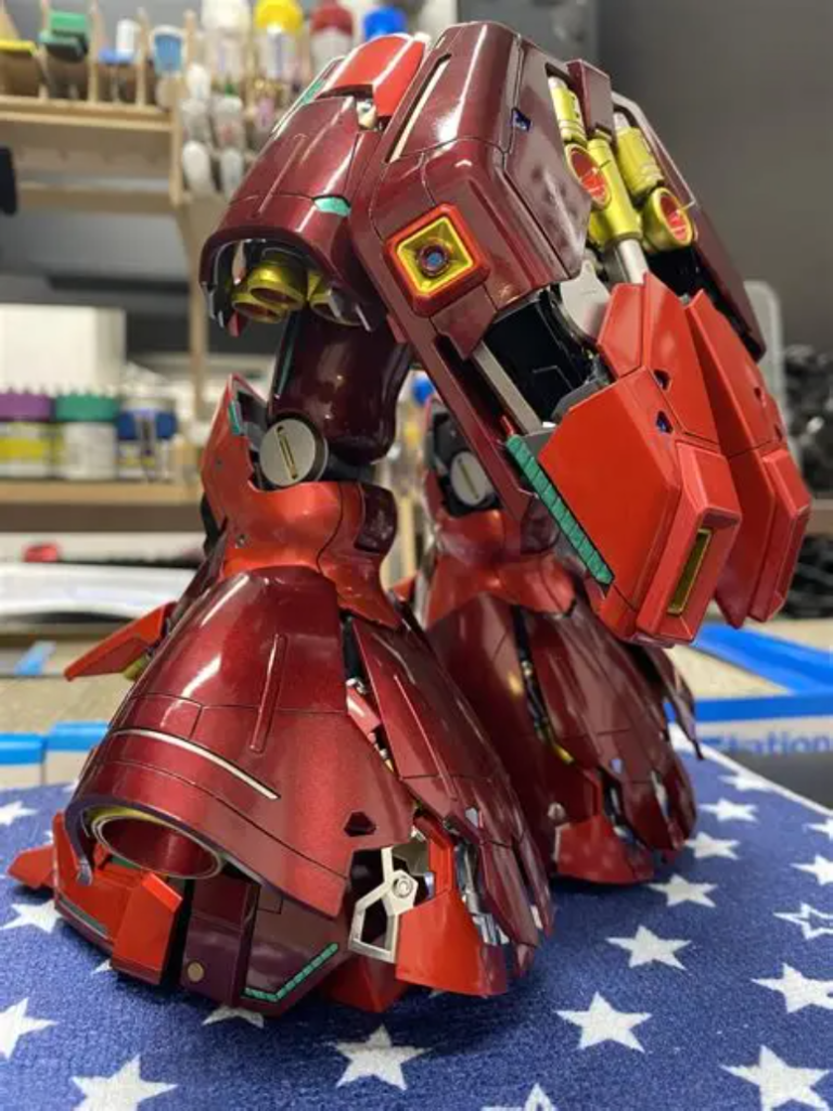 MG SAZABI Ver.ka 全塗装–3枚目/制作者：@masahito1225