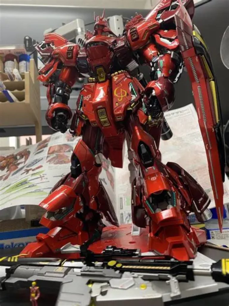 MG SAZABI Ver.ka 全塗装–2枚目/制作者：@masahito1225