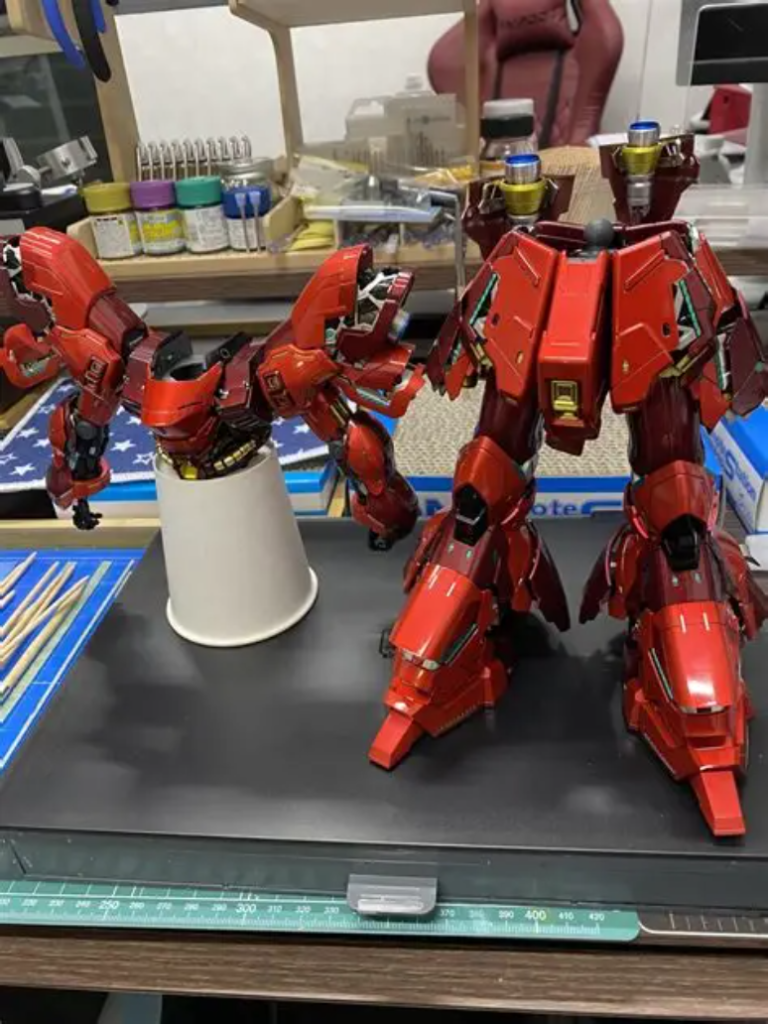 MG SAZABI Ver.ka 全塗装–4枚目/制作者：@masahito1225