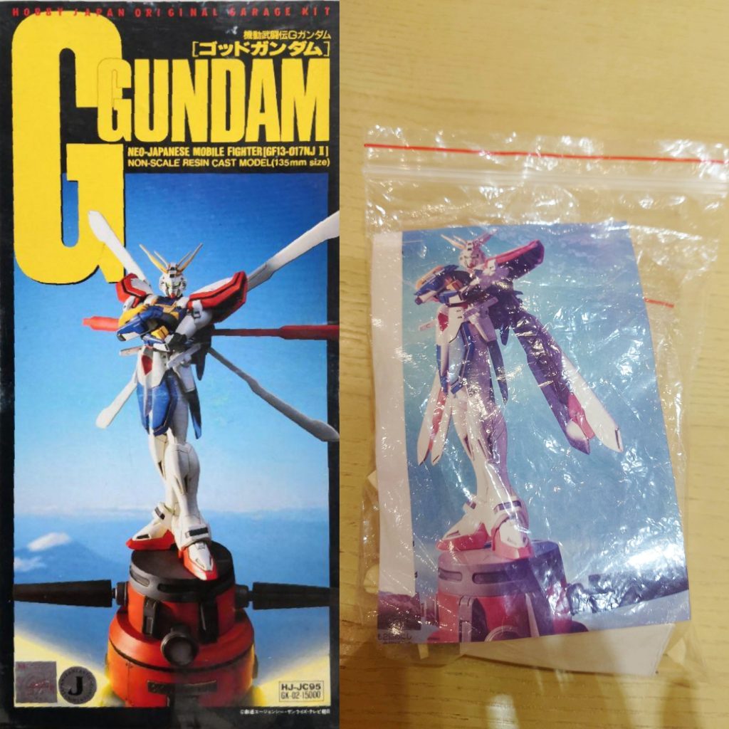 HOBBY JAPAN 1995年神髙達 G髙達 套裝 BURNING GUNDAM GOD杜門卡遜 莉英東方不敗 石破天驚拳 爆熱神掌機動武闘伝ガンダムG 30th機動武鬪傳 機動武神傳 MASTER GRADEゴッドガンダム パーツセット ガレージキットレジンキャストキット