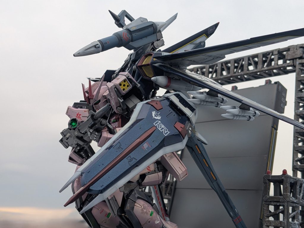 クサナギ防衛戦（MG ストライクルージュ オオトリ装備）–5枚目/制作者：mechaoyaji