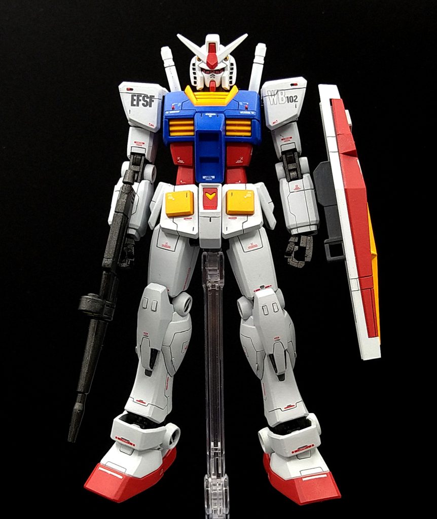 スジ彫り・プラチップ・デカールでディティールアップ。塗装は水性ホビーカラーを筆塗りで、仕上げにクレオスさんの水性プレミアムトップコートのつや消しを使用しました。スジ彫りは時間がかかりますが楽しいですね～。