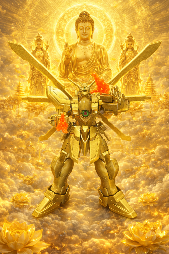 ゴッドガンダム　明鏡止水ハイパーモード–5枚目/制作者：YUNAGI•work