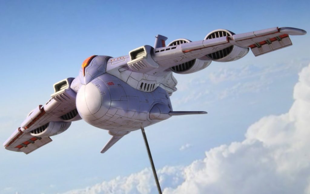 1/1200 ガウ攻撃空母 THE ORIGIN–3枚目/制作者：ベンジャミン小松