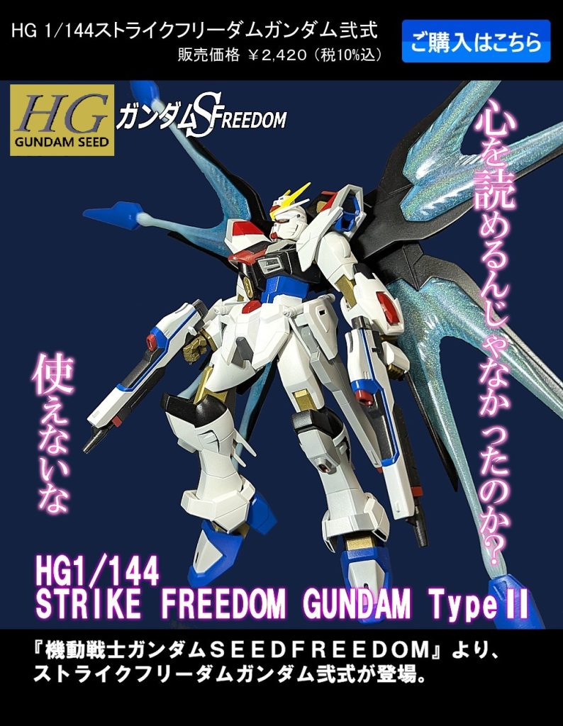 ”ＨＧ”ストライクフリーダムガンダム弐式