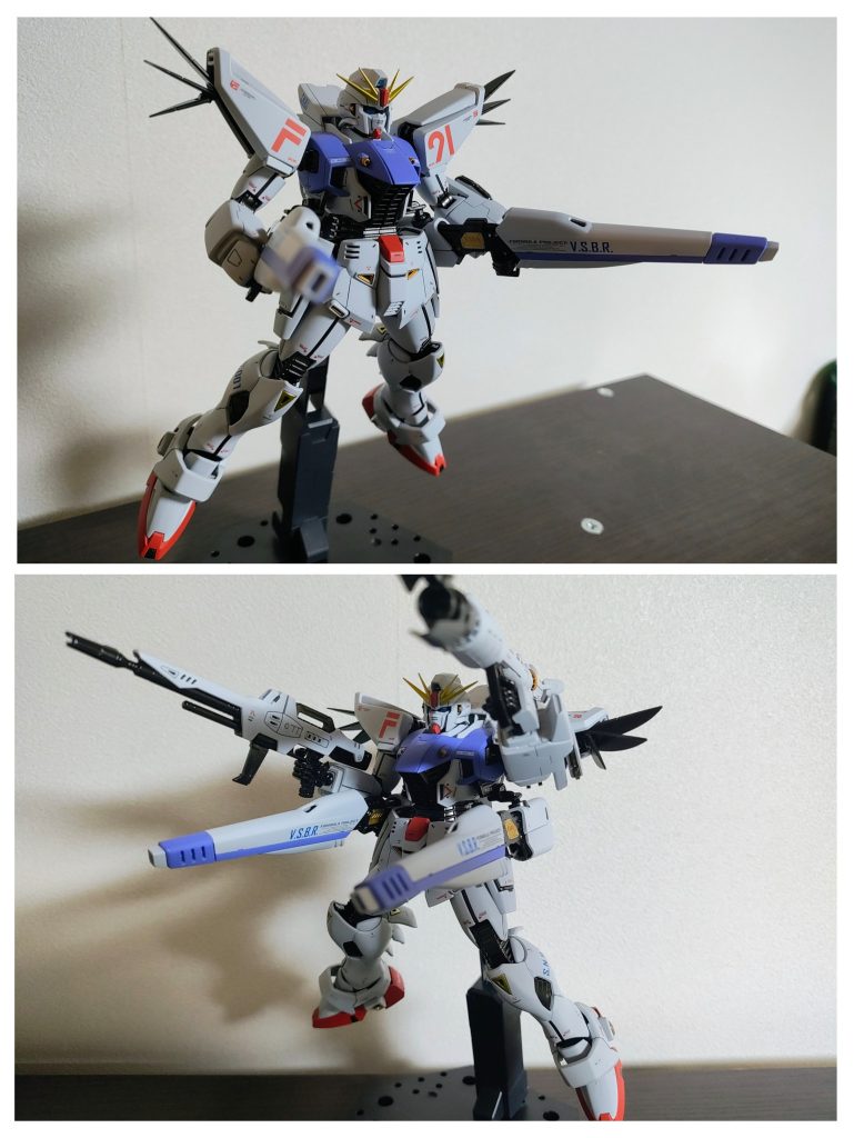 MG 1/100 ガンダムF91 Ver.2.0–2枚目/制作者：Hanabusa-consulting