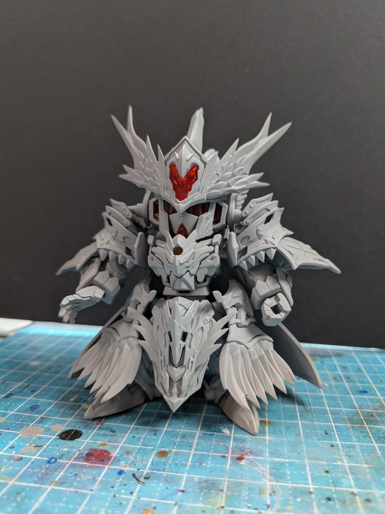 先端が白くなってるところがシャープ化した所です「失敗したな〜」って思ったたところはシャープ化する前のキットの写真を撮ってなかった所です笑2枚目の写真　サブ萌えですね🥰