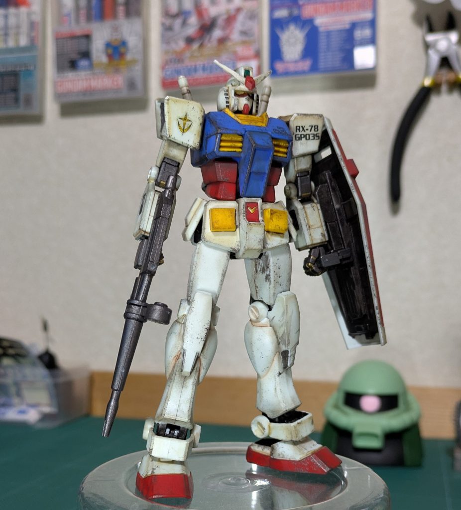 全身だとこんな感じ。所々失敗していますが・・・；；