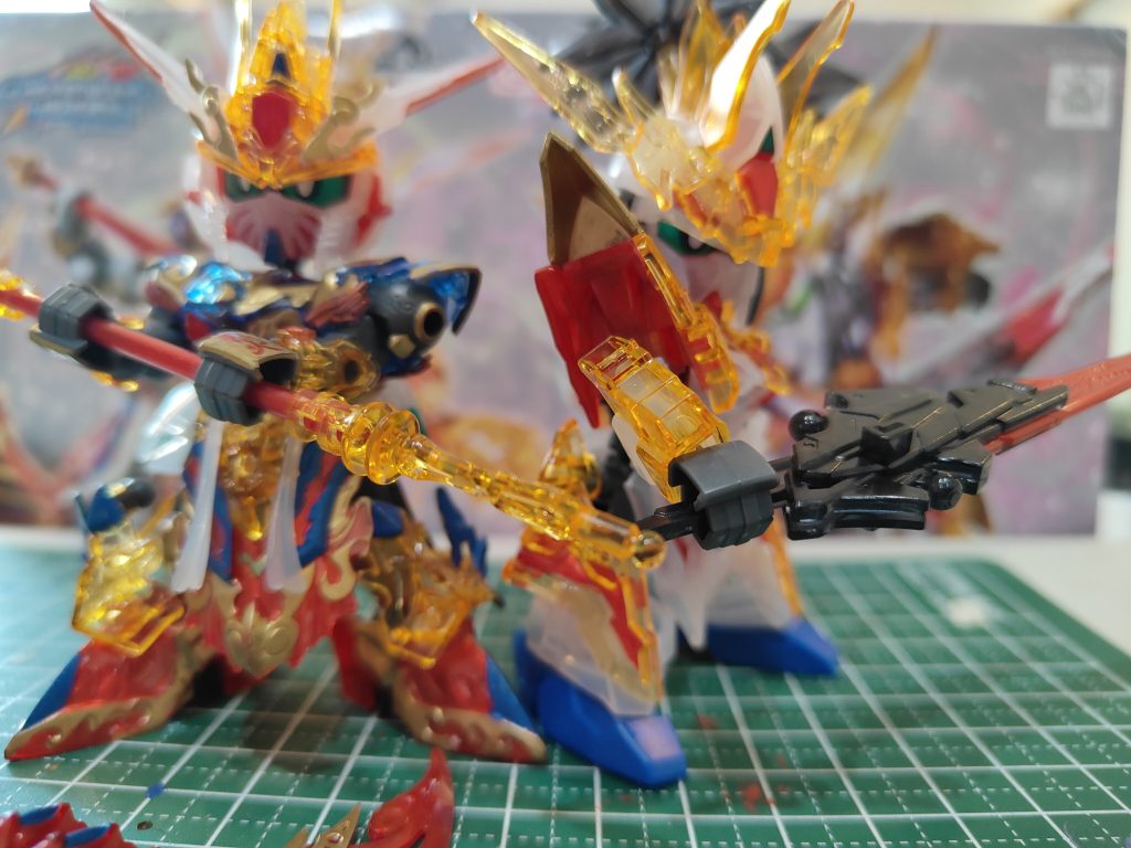 最後パッケージに合わせて。セットとしては良かったと思います。もう少し劉備ユニコーンにも遊び要素があれば良かったと思います。