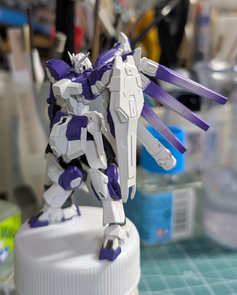 エアブラシでここまで塗って細かいのは筆塗りで仕上げました！