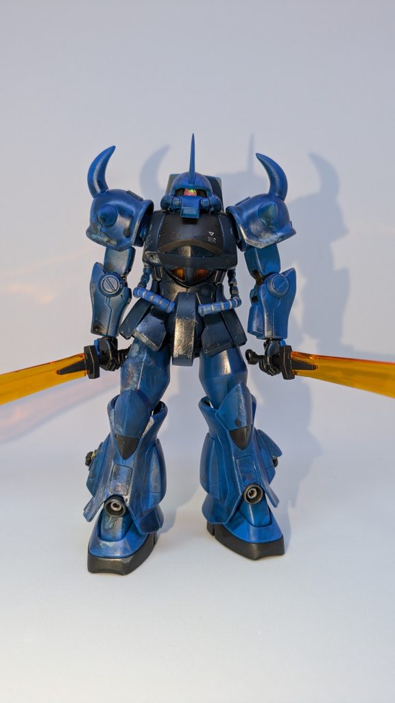 正面から。バーニアを追加し高機動化をイメージしていたと思います（だいぶ時間が経っていてコンセプトが思い出せない）