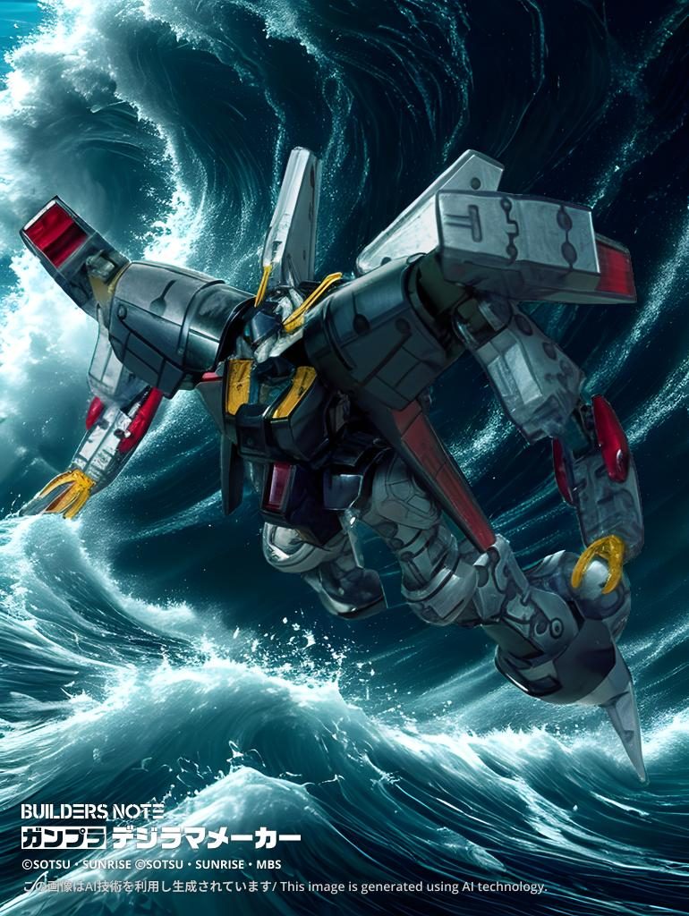 熱核ジェットで波が！