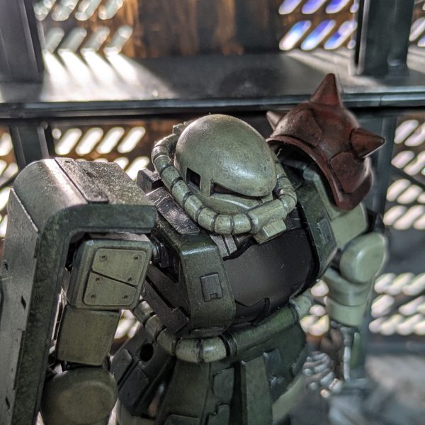 量産型ザク筆塗り全塗装