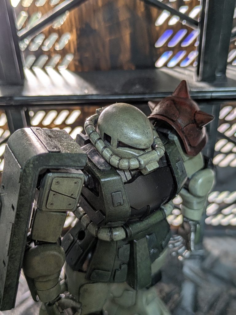 量産型ザク筆塗り全塗装