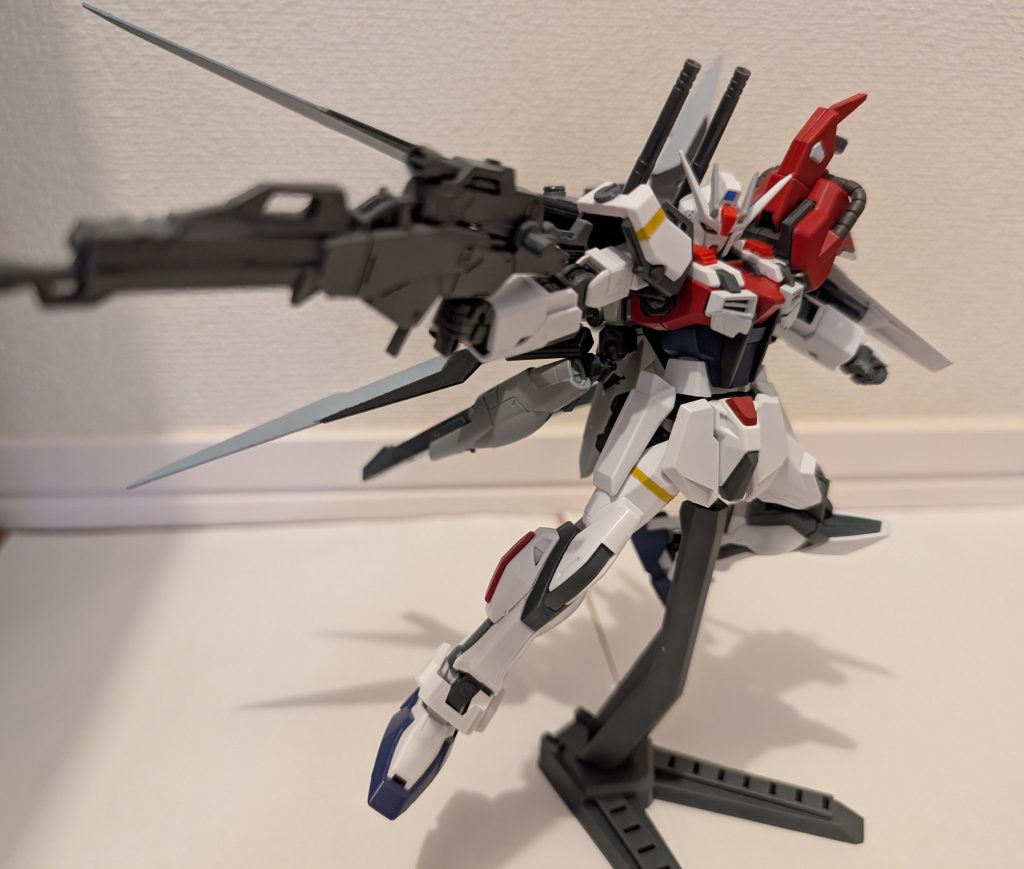 ビームライフルはデミバーディングの物とミキシングして、大型化しました。