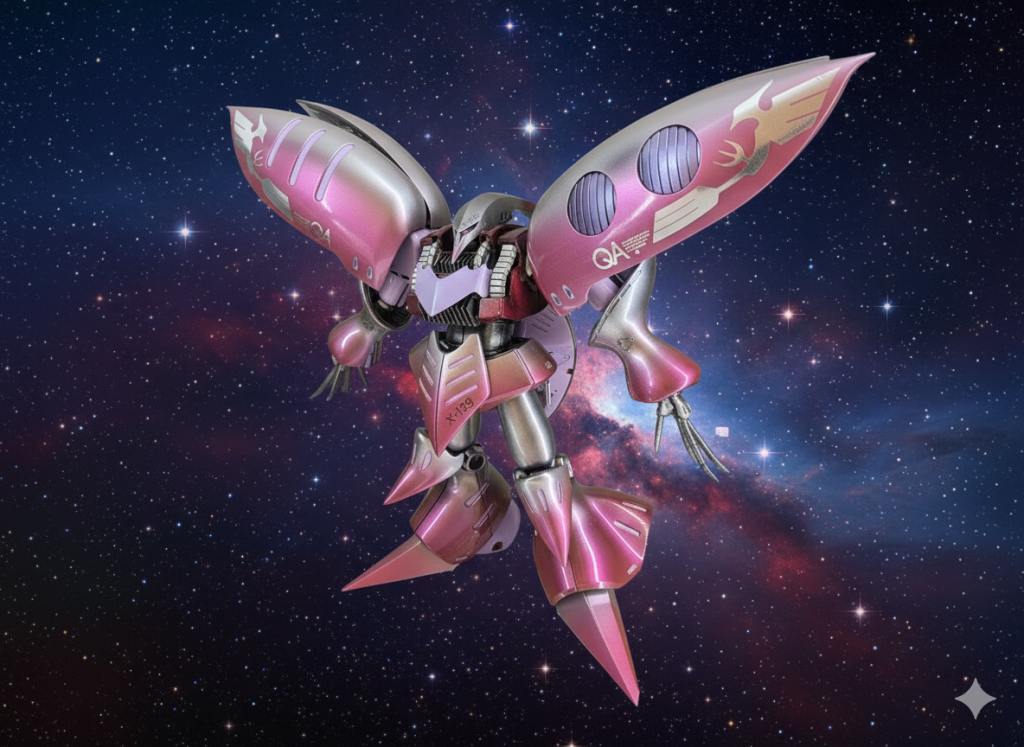 おまけやっぱりキュベレイは宇宙が似合いますね〜✨好みが分かれるとは思いますが、良かったら見てやって下さい😊コメントも頂けると今後の参考にさせて頂きますので、よろしくお願いします🙇