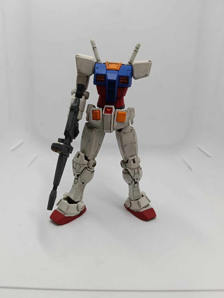 まずは前からプラモ自体はデビューから三個目のものを塗装しました。